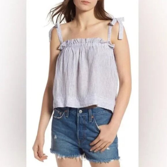 Rails Skylar Tie Strap Tank in Sparkler Stripe, Small - Picture 1 of 6